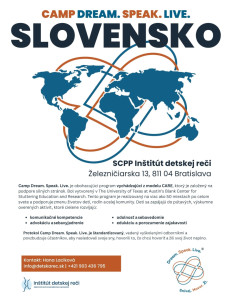 Camp Dream. Speak. Live. Slovensko