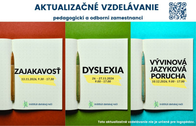 Aktualizačné vzdelávanie pre pedagogických a odborných zamestnancov