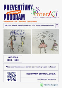 Prevencia diskriminácie začína u detí: naučte sa pracovať s programom InterACT